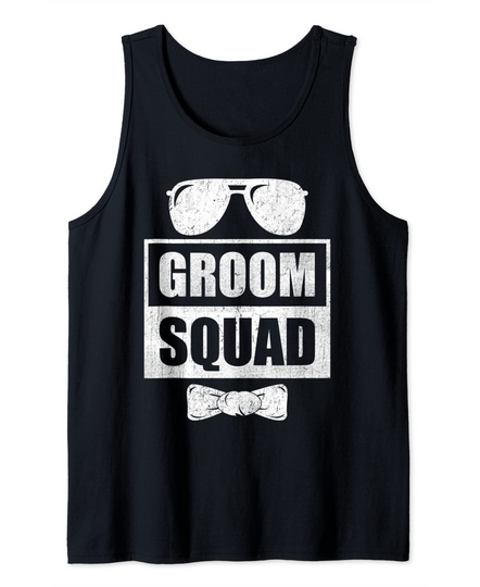 Groom Squad Groomsmen Tank Top