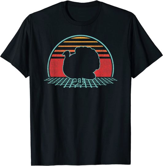 Retro 80s Style Wild Turkey T-Shirt