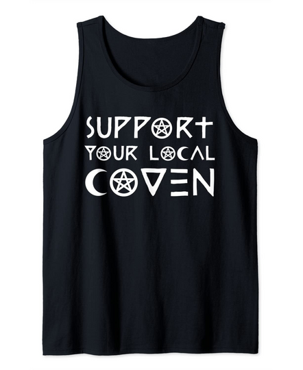 Support Your Local Coven Witch Clothing Wicca Tank Top