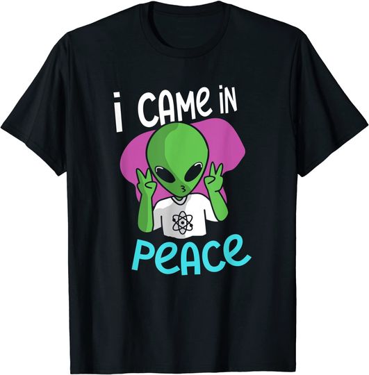 I Come In Peace Rave EDM T-Shirt