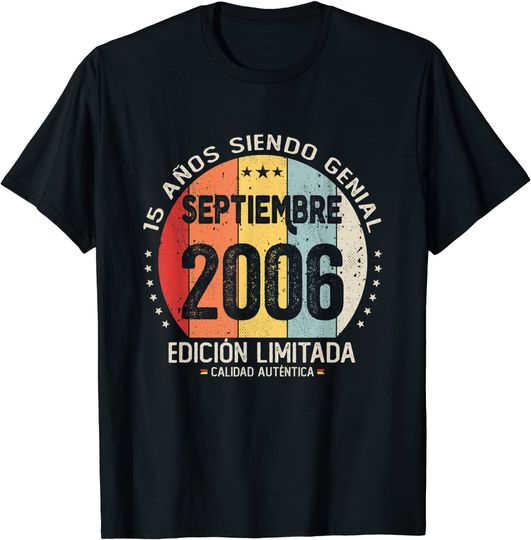 Camiseta Septiembre 2006 Unisex
