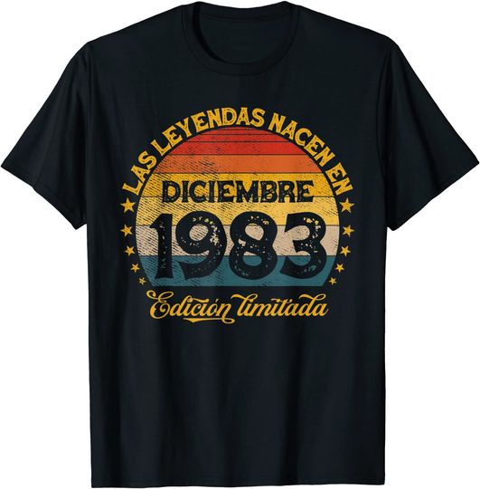 Camiseta Diciembre 1983 Unisex