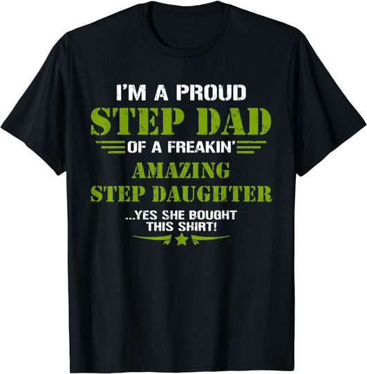 Step Dad Of Amazing Step Daughter Men's T-Shirt