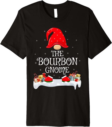 Matching Family Group The Bourbon Gnome Christmas Premium T-Shirt