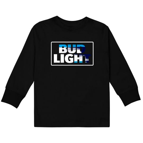 Bud Light Official Logo Kids Long Sleeve T-Shirt