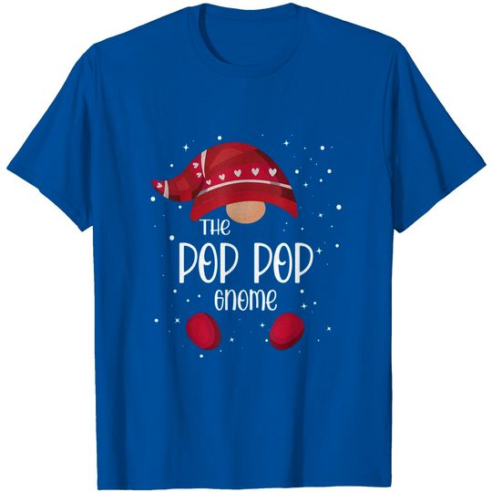 Pop Pop Gnome Matching Family Pajamas Christmas T-Shirt
