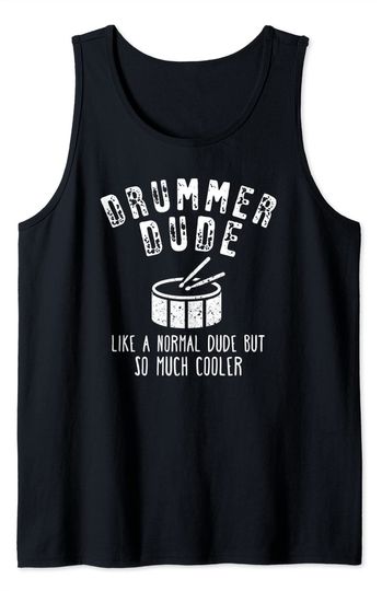 Marching Band Funny Drummer Tank Top