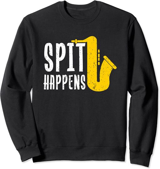 School Marching Band Funny Saxophone Sweatshirt