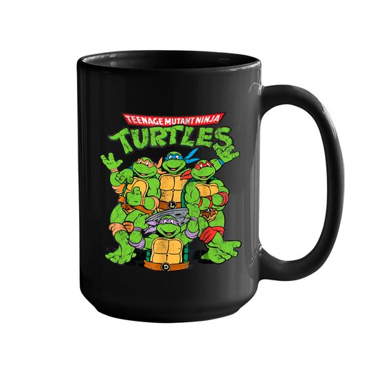 Teenage Mutant Ninja Turtles Classic Retro Logo Coffee Mug