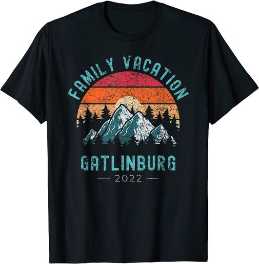 Tennessee Smoky Mountains Family Vacation 2022 Gatlinburg T-Shirt