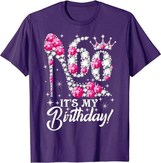 60 Years Old It's My 60th Birthday Funny Pink Diamond Shoes T-Shirt