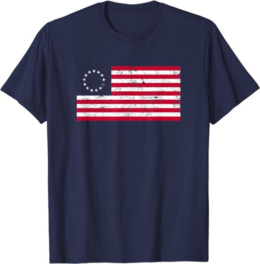 Distressed Betsy Ross Flag shirt  T-Shirt