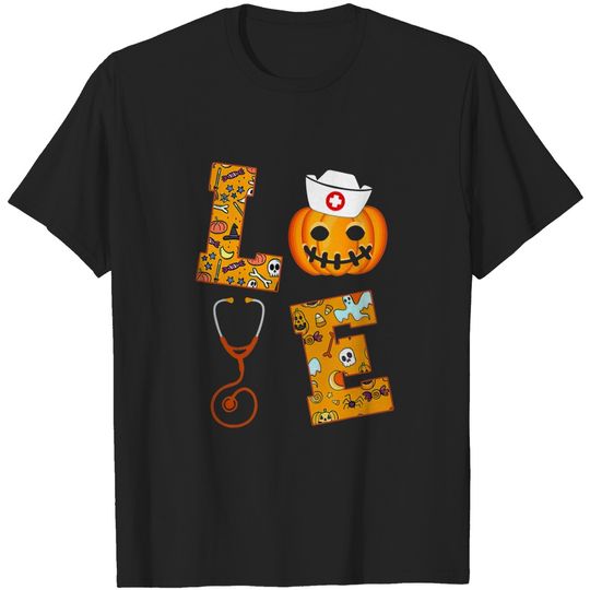 Love Halloween Nursing T-Shirt