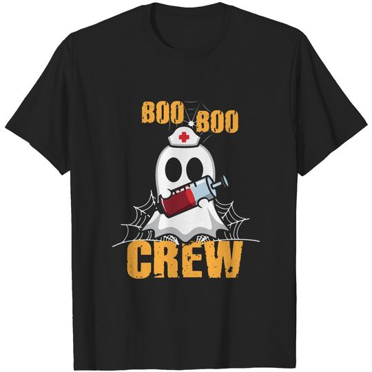 Vaccination Boo Boo Crew Nurse Halloween T-Shirt