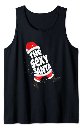 Sexy For Men Tank Top Sexy Santa Claus Christmas