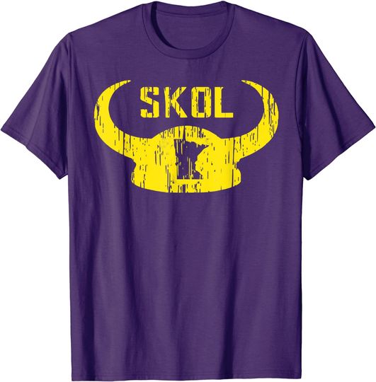 Skol Shirt Nordic Scandinavian Warrior Viking Helmet T-Shirt