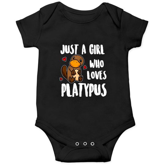 Cute Platypus Onesie Just A Girl Who Loves Platypus Funny Platypus Costume