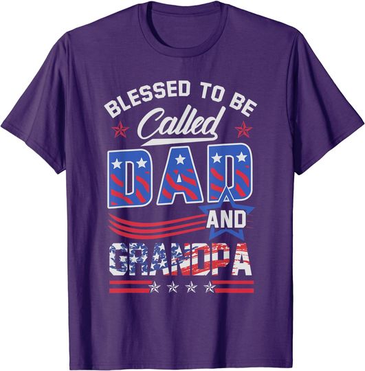 Blessed to be Called Dad and Grandpa Shirt - Gramps' T-Shirt