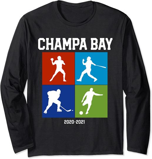 Champa Bay Long Sleeve Tampa Bay Sports Champions Football Baseball Soccer Hockey
