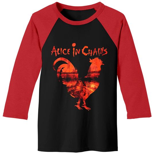 Alice In Chains Rooster Dirt Layne Staley Rock Baseball Tee