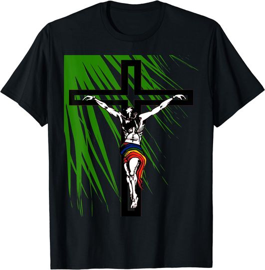 Camiseta Semana Santa Pascua Jesús Cruz para Hombre Mujer