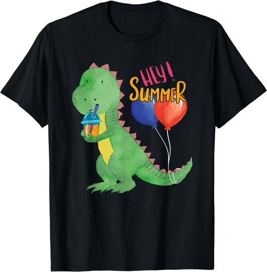 Camiseta Dinosaurio Bebé Verano Día Del Niño para Hombre Mujer
