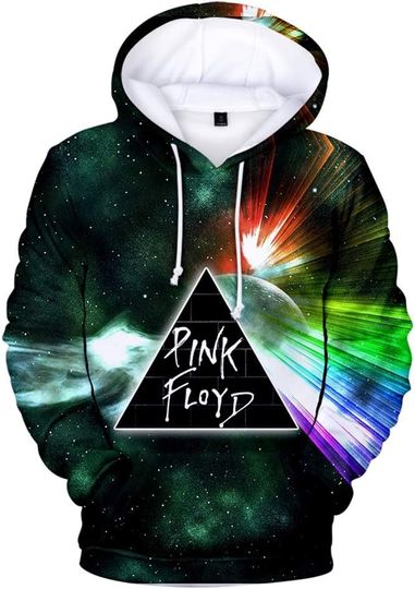 Sudadera con Capucha 3D Pink Floyd Banda Rock Unisex