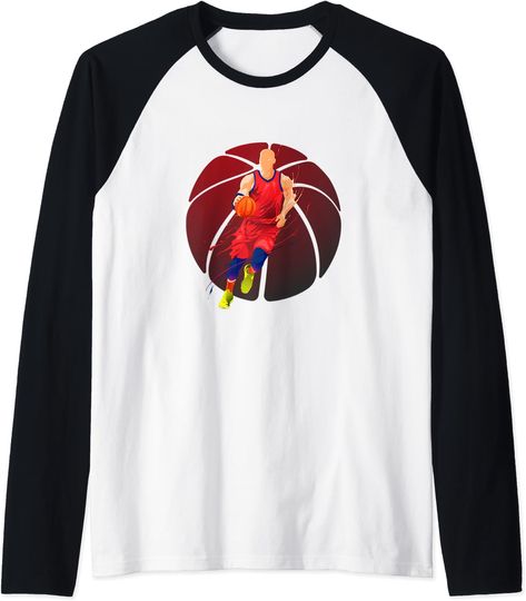 Camiseta de Béisbol Manga 3/4 Deportes Pelota Baloncesto Unisex