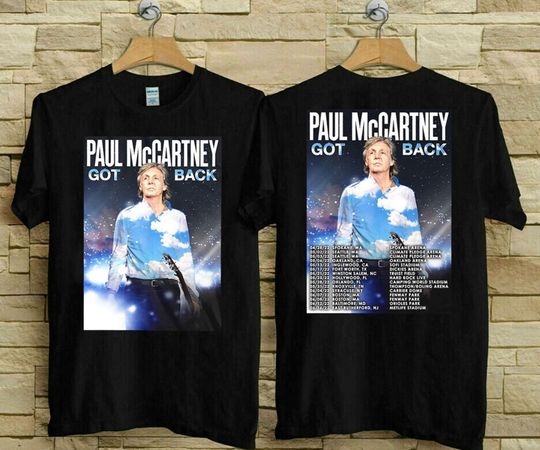 HOT Paul Mccartney Got Back Spring Tour 2022 T-Shirt, Paul Mccartney Shirt, Paul Mccartney 2022 Tour, 2022 Music Tour Shirt, Music Tee