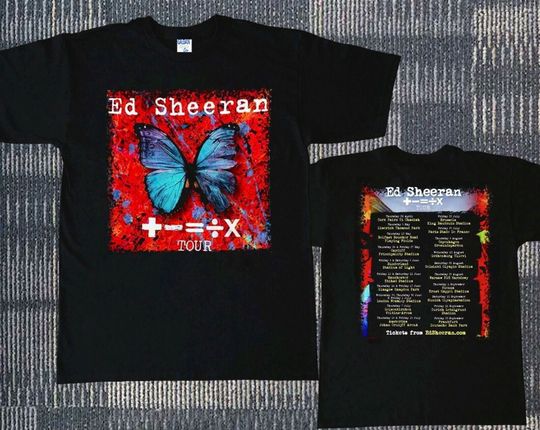 Ed Sheeran The Mathletics Concert Tour 2022 T-shirt