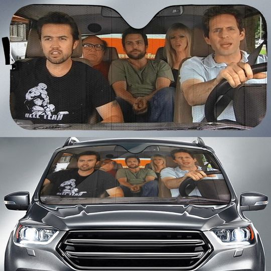 It's Always Sunny In Philadelphia Car Sun Shade, The Gang Hits the Road  auto Accessories