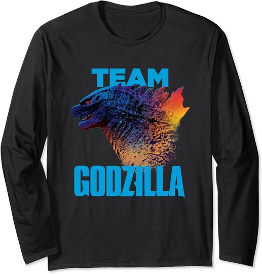 Godzilla vs Kong - Official Team Godzilla Neon Long Sleeve T-Shirt