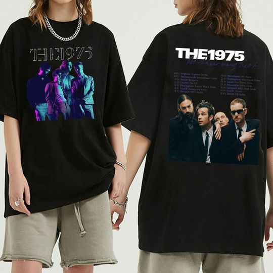 The 1975 Rock Band 2023 Tour  Double Sided Shirt