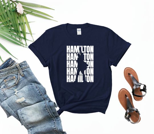 Alexander Hamilton Tshirt, Golden HamiltonT-shirt, Hamilton shirt, American Musical T-shirt
