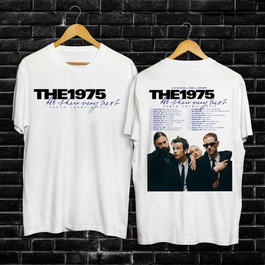 The 1975 North America Tour 2022 Double sided shirt