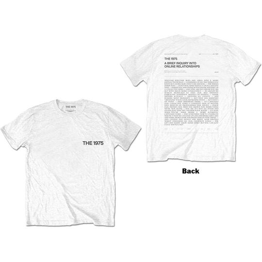 The 1975 Double Sided t shirt