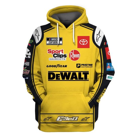 Dewalt 3D All Over Print Hoodie Shirt, Brand Dewalt Logo Racing Hoodie