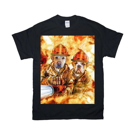 The Firefighters Personalized 2 Pet T-Shirt