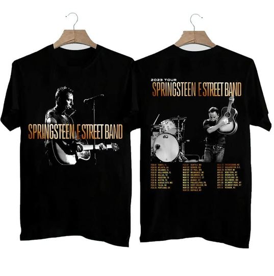 Bruce Springsteen And The E Street Band Tour 2023 Shirt, North America Tour T-shirt