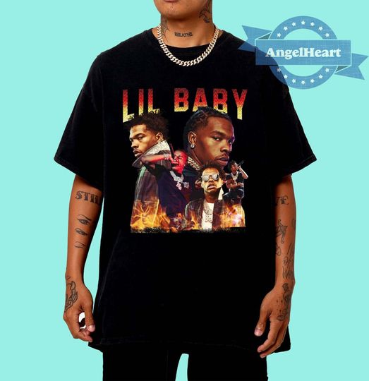 Lil Baby Vintage 90s Rapper T-Shirt, Lil Baby Shirt