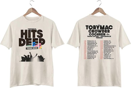 TobyMac Shirt Hits Deep Tour 2023 Shirt, TobyMac Tour 2023 T-Shirt