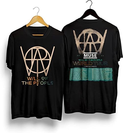 The Muse Tshirt, Will of The People Tour 2023 Shirt, The Muse Band Tour 2023 Graphic Tee