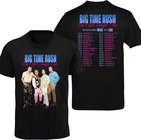 Bigs Time Rushs Can't Get Enough Tour 2023 Shirt