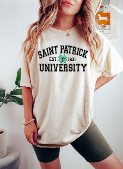 Saint Patrick University Est 1631,St Patricks Day Shirt, Lucky