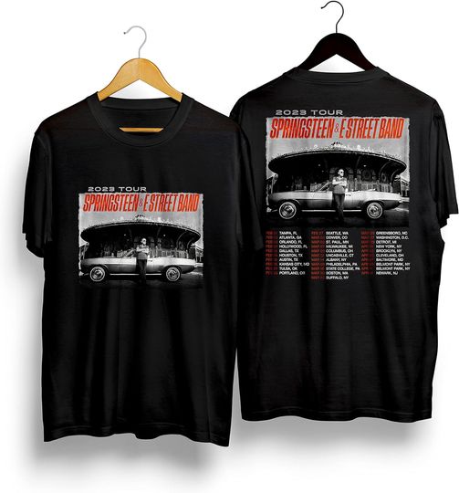 Bruce Springsteen Tour 2023 T-Shirt, Vintage Bruce Springsteen n E Street Band