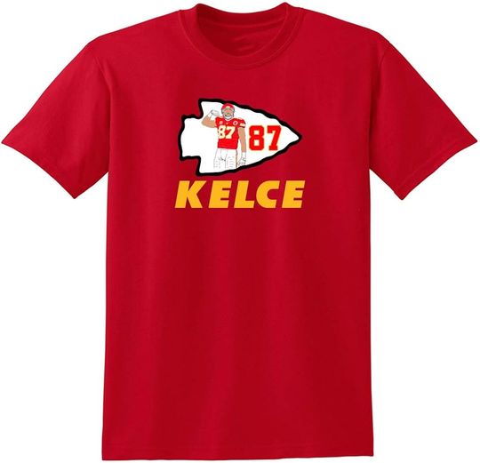 Red Kansas City Kelce Logo KC T-Shirt