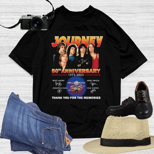 Journey 50th Anniversary Freedom Tour 2023 Tour T-shirt, Freedom Anniversary Shirt