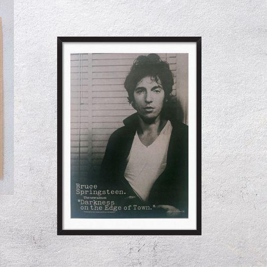 BRUCE SPRINGSTEEN Darkness On The Edge Of Town 1978 Poster