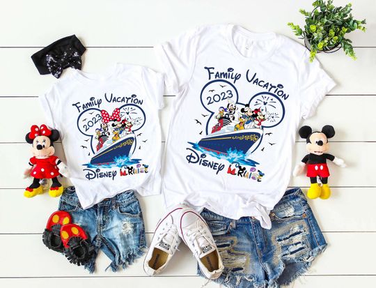 Disney Cruise Family Vacation 2023 Shirt, Disney Cruise Group Shirt