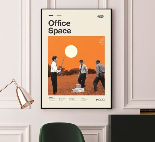 Office Space Movie Poster, Classic Movie Poster